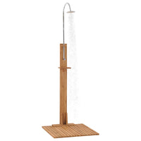 Thumbnail for Gartendusche 75x75x210 cm Massivholz Teak