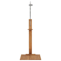 Thumbnail for Gartendusche 75x75x210 cm Massivholz Teak