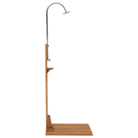 Thumbnail for Gartendusche 75x75x210 cm Massivholz Teak
