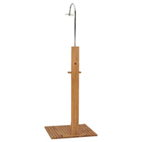 Thumbnail for Gartendusche 75x75x210 cm Massivholz Teak