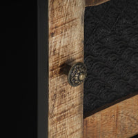 Thumbnail for Couchtisch 90x50x35 cm Raues Mangoholz