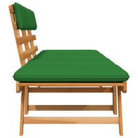 Thumbnail for Gartenbank mit Auflagen 2-in-1 190 cm Massivholz Akazie