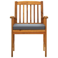 Thumbnail for Garten-Essstühle 3 Stk. mit Kissen Massivholz Akazie