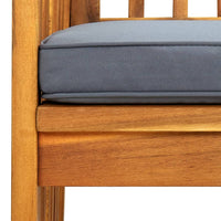 Thumbnail for Garten-Essstühle 3 Stk. mit Kissen Massivholz Akazie