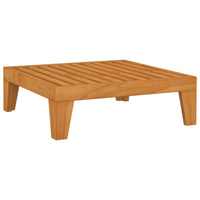 Thumbnail for Modular-Fußhocker mit Dunkelgrauem Kissen Akazie Massivholz