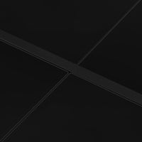 Thumbnail for Gartentisch 130x130x72 cm Schwarz Stahl und Glas