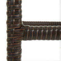 Thumbnail for Barhocker mit Kissen 3 Stk. Braun Poly Rattan