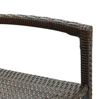 Thumbnail for Barhocker 4 Stk. Braun Poly Rattan