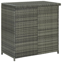 Thumbnail for 3-tlg. Bar Set Poly Rattan Grau