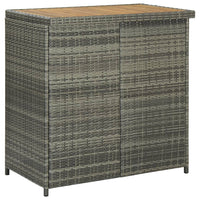 Thumbnail for 3-tlg. Bar Set Poly Rattan Grau