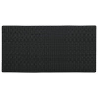Thumbnail for Bartisch mit Regal Schwarz 120x60x110 cm Poly Rattan