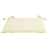 Thumbnail for Gartenstuhl-Kissen 2 Stk. Creme 40x40x3 cm Stoff