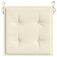 Thumbnail for Gartenstuhl-Kissen 6 Stk. Creme 40x40x3 cm Oxford-Gewebe