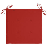 Thumbnail for Gartenstuhl-Kissen 6 Stk. Rot 40x40x3 cm Oxford-Gewebe