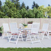 Thumbnail for Gartenstuhl-Kissen 6Stk. Rot Karomuster 40x40x3cm Oxford-Gewebe