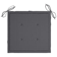 Thumbnail for Gartenstuhl-Kissen 6 Stk. Anthrazit 50x50x3 cm Stoff