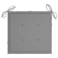Thumbnail for Gartenstuhl-Kissen 6 Stk. Grau 50x50x3 cm Stoff