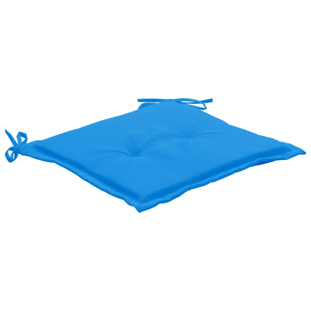 Gartenstuhl-Kissen 6 Stk. Blau 50x50x3 cm Stoff