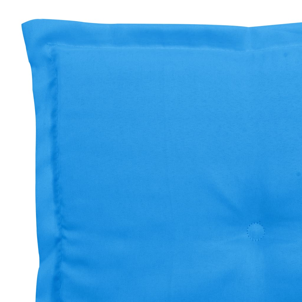 Gartenstuhl-Kissen 6 Stk. Blau 50x50x3 cm Stoff