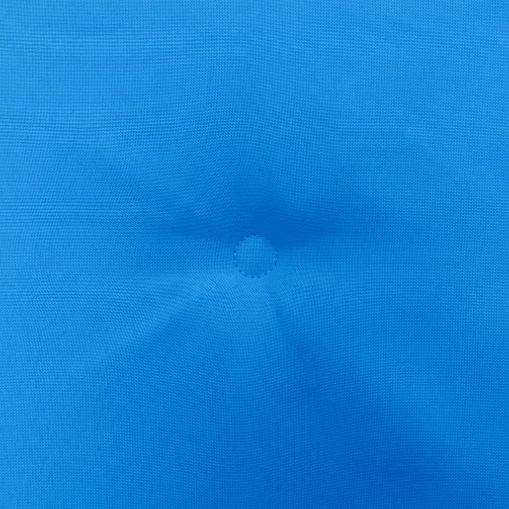 Gartenstuhl-Kissen 6 Stk. Blau 50x50x3 cm Stoff