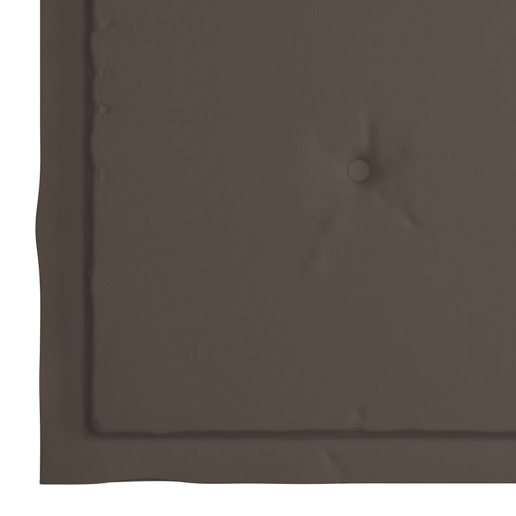 Gartenstuhl-Kissen 6 Stk. Taupe 50x50x3 cm Stoff