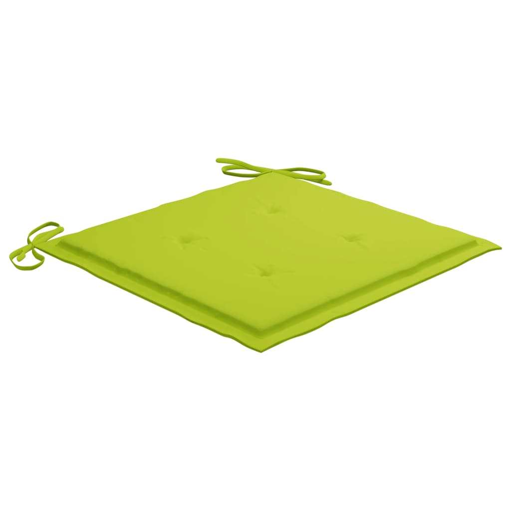 Gartenstuhl-Kissen 6 Stk. Hellgrün 50x50x3 cm Oxford-Gewebe