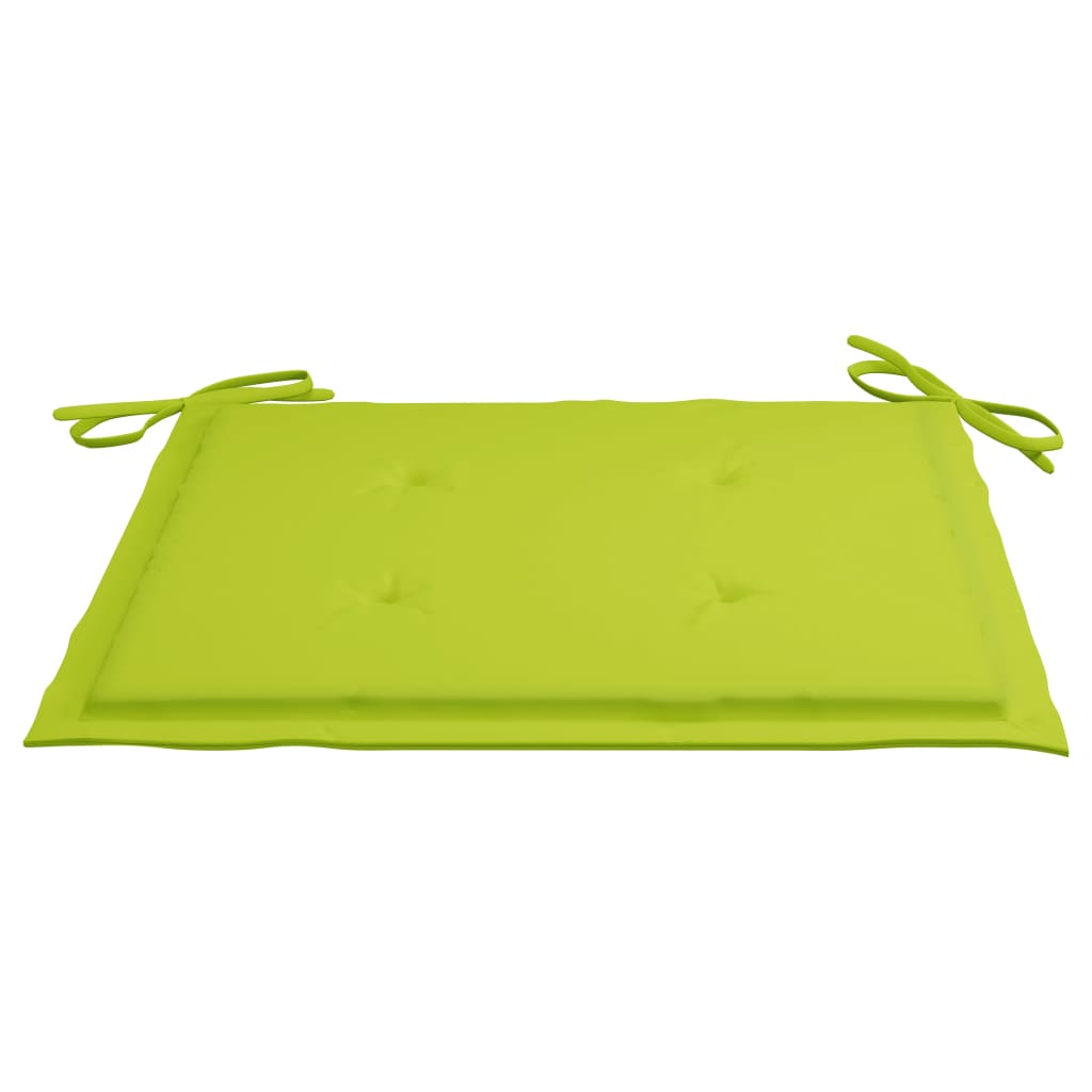 Gartenstuhl-Kissen 6 Stk. Hellgrün 50x50x3 cm Oxford-Gewebe