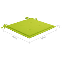 Thumbnail for Gartenstuhl-Kissen 6 Stk. Hellgrün 50x50x3 cm Oxford-Gewebe