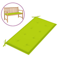 Thumbnail for Gartenbank-Auflage Hellgrün 100x50x3 cm Stoff