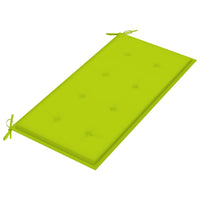 Thumbnail for Gartenbank-Auflage Hellgrün 100x50x3 cm Stoff