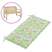Thumbnail for Gartenbank-Auflage Blattmuster 100x50x3 cm Stoff
