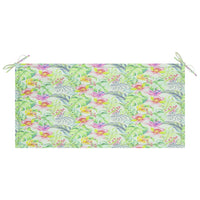 Thumbnail for Gartenbank-Auflage Blattmuster 100x50x3 cm Stoff