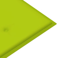 Thumbnail for Gartenbank-Auflage Hellgrün 180x50x3 cm Stoff