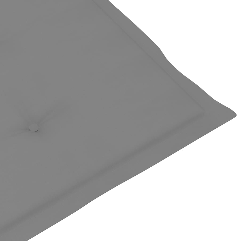 Gartenstuhl-Auflagen 6 Stk. Grau 120x50x3 cm