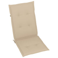 Thumbnail for Gartenstuhl-Auflagen 6 Stk. Beige 120x50x3 cm