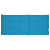Thumbnail for Gartenstuhlauflagen 6 Stk. Blau 120x50x3 cm