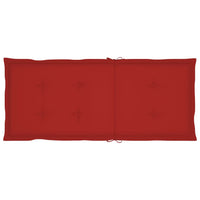 Thumbnail for Gartenstuhlauflagen 6 Stk. Rot 120x50x3 cm