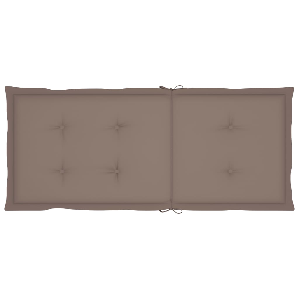 Gartenstuhlauflagen 6 Stk. Taupe 120x50x3 cm
