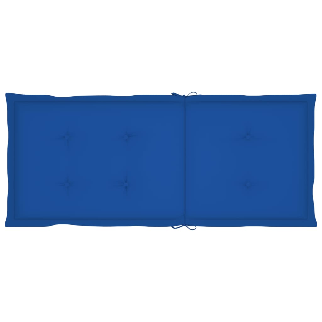 Gartenstuhlauflagen 4 Stk. Königsblau 120x50x3 cm