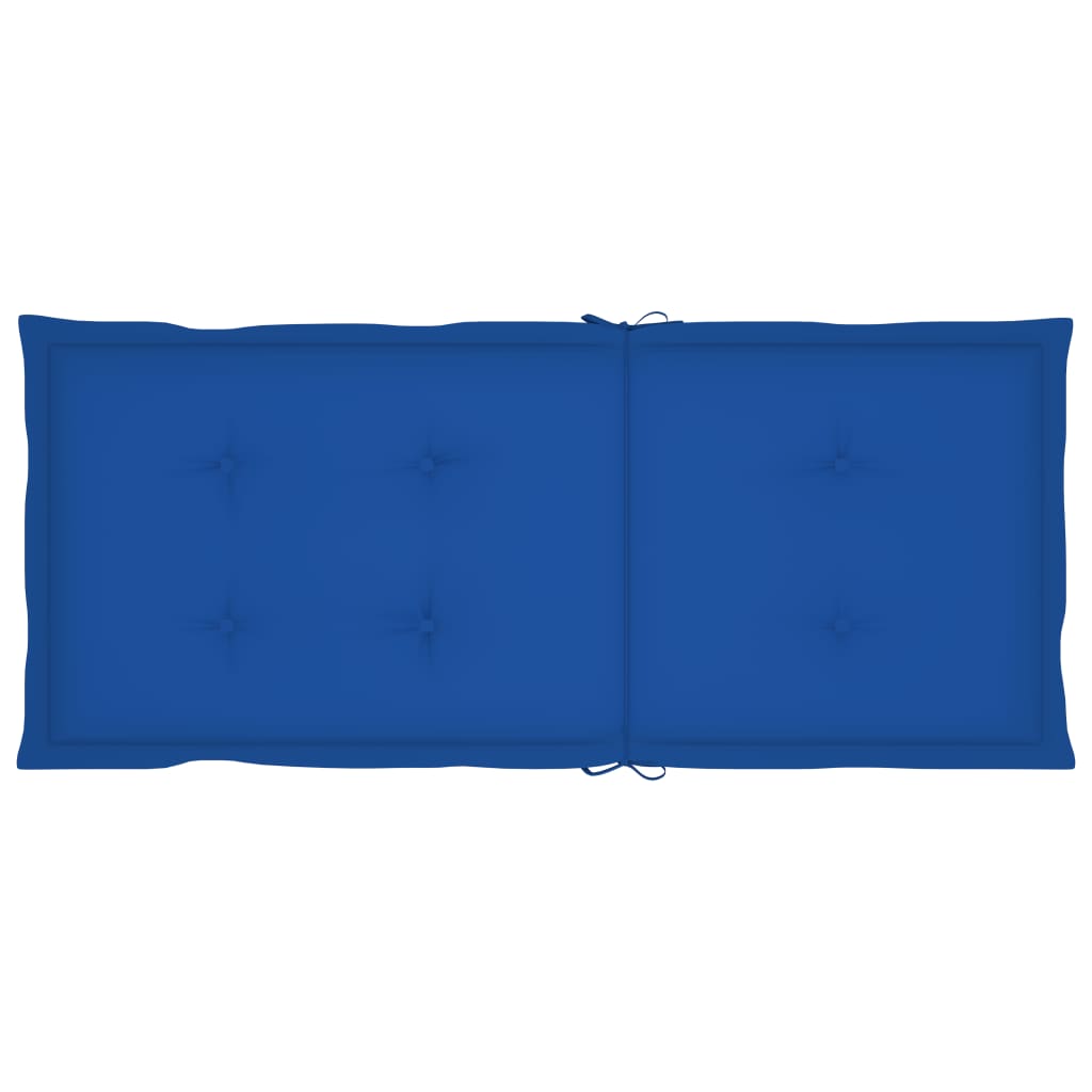 Gartenstuhlauflagen 6 Stk. Königsblau 120x50x3 cm