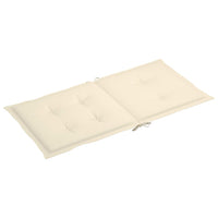 Thumbnail for Gartenstuhlauflagen 6 Stk. Creme 100x50x3 cm