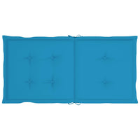 Thumbnail for Gartenstuhlauflagen 6 Stk. Blau 100x50x3 cm