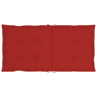 Thumbnail for Gartenstuhlauflagen für Niedriglehner 6 Stk. Rot 100x50x3 cm