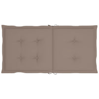 Thumbnail for Gartenstuhlauflagen für Niedriglehner 6 Stk. Taupe 100x50x3 cm