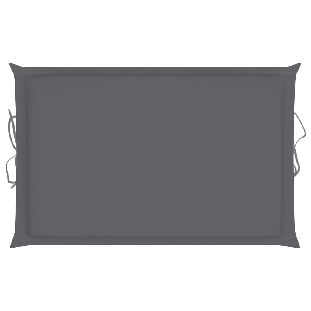 Sonnenliegen-Auflage Anthrazit 186x58x3 cm