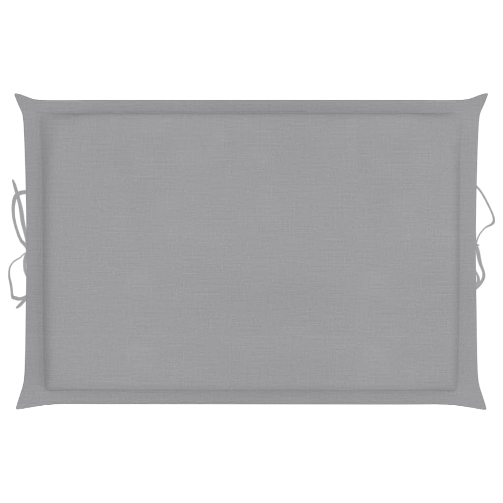 Sonnenliegen-Auflage Grau 186x58x3 cm