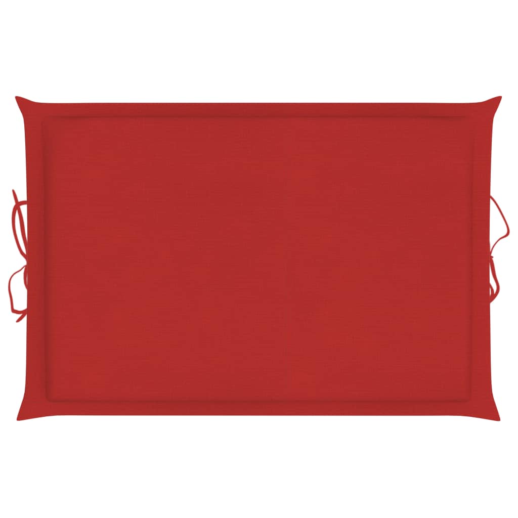 Sonnenliegen-Auflage Rot 186x58x3 cm