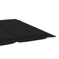 Thumbnail for Sonnenliegen-Auflage Schwarz 186x58x3 cm Oxford-Gewebe