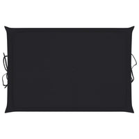 Thumbnail for Sonnenliegen-Auflage Schwarz 186x58x3 cm Oxford-Gewebe