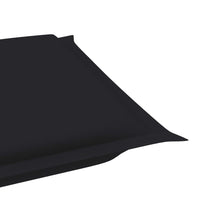 Thumbnail for Sonnenliegen-Auflage Schwarz 186x58x3 cm Oxford-Gewebe